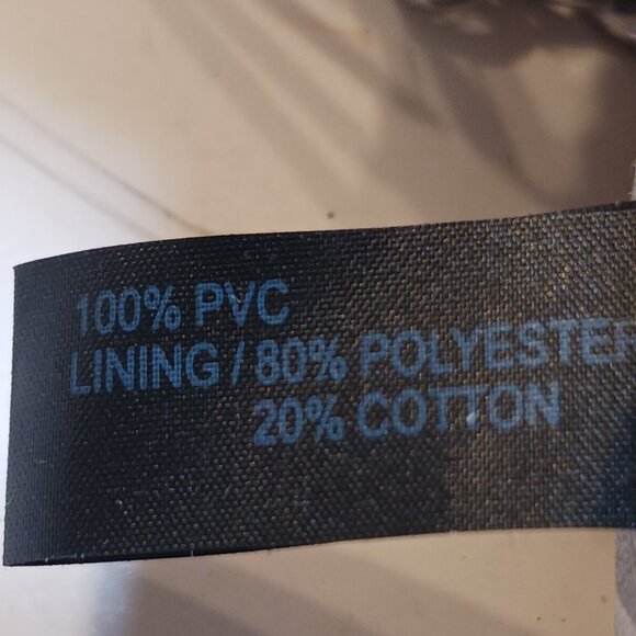 GUESS Garland Ivory Faux Pebbled Leather Tote Bag – Leopard Lining, Silver Chain - Picture 15 of 16